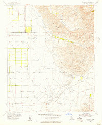 Tejon Hills California Historical topographic map, 1:24000 scale, 7.5 X 7.5 Minute, Year 1955