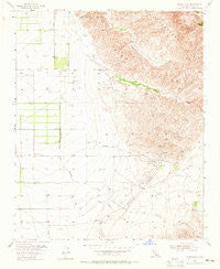 Tejon Hills California Historical topographic map, 1:24000 scale, 7.5 X 7.5 Minute, Year 1955