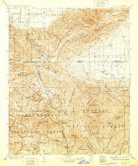 Tejon California Historical topographic map, 1:125000 scale, 30 X 30 Minute, Year 1903
