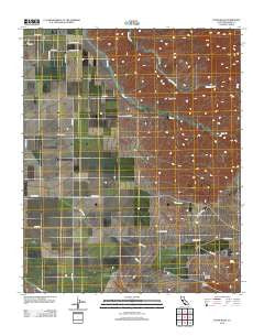Tejon Hills California Historical topographic map, 1:24000 scale, 7.5 X 7.5 Minute, Year 2012