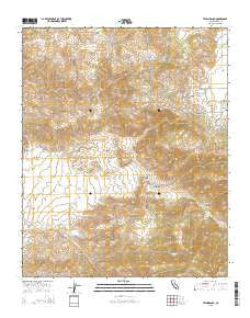 Tejon Ranch California Current topographic map, 1:24000 scale, 7.5 X 7.5 Minute, Year 2015