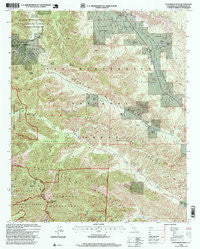 Telegraph Peak California Historical topographic map, 1:24000 scale, 7.5 X 7.5 Minute, Year 1996