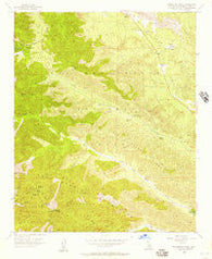 Telegraph Peak California Historical topographic map, 1:24000 scale, 7.5 X 7.5 Minute, Year 1956