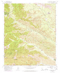 Telegraph Peak California Historical topographic map, 1:24000 scale, 7.5 X 7.5 Minute, Year 1955