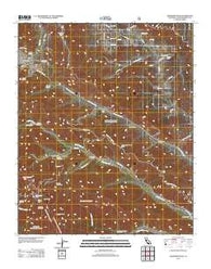 Telegraph Peak California Historical topographic map, 1:24000 scale, 7.5 X 7.5 Minute, Year 2012