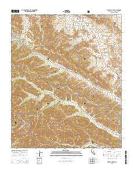 Telegraph Peak California Current topographic map, 1:24000 scale, 7.5 X 7.5 Minute, Year 2015