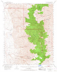 Telescope Peak California Historical topographic map, 1:62500 scale, 15 X 15 Minute, Year 1952