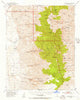Telescope Peak California Historical topographic map, 1:62500 scale, 15 X 15 Minute, Year 1952