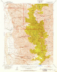 Telescope Peak California Historical topographic map, 1:62500 scale, 15 X 15 Minute, Year 1952