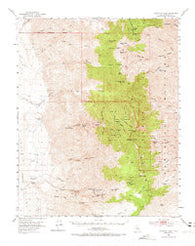 Telescope Peak California Historical topographic map, 1:62500 scale, 15 X 15 Minute, Year 1952