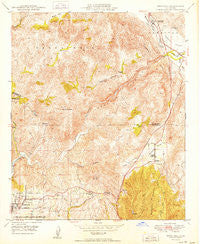 Temecula California Historical topographic map, 1:24000 scale, 7.5 X 7.5 Minute, Year 1950