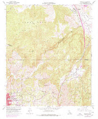 Temecula California Historical topographic map, 1:24000 scale, 7.5 X 7.5 Minute, Year 1968