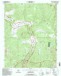 Templeton Mtn California Historical topographic map, 1:24000 scale, 7.5 X 7.5 Minute, Year 1994