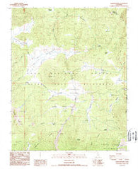 Templeton Mtn California Historical topographic map, 1:24000 scale, 7.5 X 7.5 Minute, Year 1988