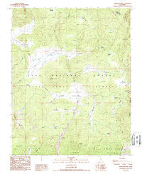 Templeton Mtn California Historical topographic map, 1:24000 scale, 7.5 X 7.5 Minute, Year 1988