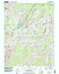 Tenaya Lake California Historical topographic map, 1:24000 scale, 7.5 X 7.5 Minute, Year 1997