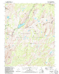 Tenaya Lake California Historical topographic map, 1:24000 scale, 7.5 X 7.5 Minute, Year 1992
