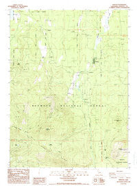 Tennant California Historical topographic map, 1:24000 scale, 7.5 X 7.5 Minute, Year 1988
