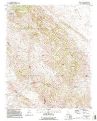 Tent Hills California Historical topographic map, 1:24000 scale, 7.5 X 7.5 Minute, Year 1994