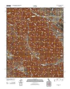 Tent Hills California Historical topographic map, 1:24000 scale, 7.5 X 7.5 Minute, Year 2012