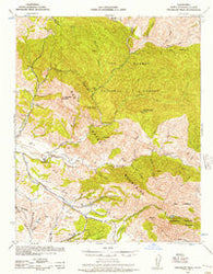 Tepusquet Peak California Historical topographic map, 1:62500 scale, 15 X 15 Minute, Year 1942