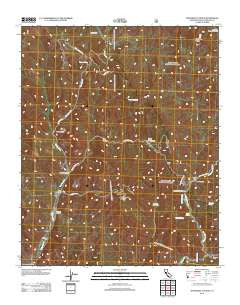 Tepusquet Canyon California Historical topographic map, 1:24000 scale, 7.5 X 7.5 Minute, Year 2012