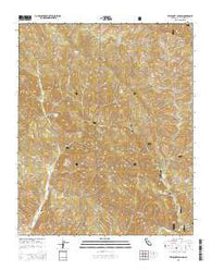 Tepusquet Canyon California Current topographic map, 1:24000 scale, 7.5 X 7.5 Minute, Year 2015