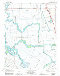 Terminous California Historical topographic map, 1:24000 scale, 7.5 X 7.5 Minute, Year 1978