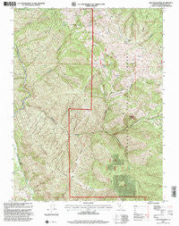 Thatcher Ridge California Historical topographic map, 1:24000 scale, 7.5 X 7.5 Minute, Year 1995