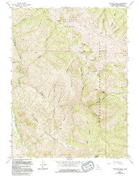 Thatcher Ridge California Historical topographic map, 1:24000 scale, 7.5 X 7.5 Minute, Year 1967
