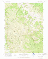 Thatcher Ridge California Historical topographic map, 1:24000 scale, 7.5 X 7.5 Minute, Year 1967