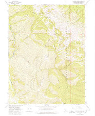 Thatcher Ridge California Historical topographic map, 1:24000 scale, 7.5 X 7.5 Minute, Year 1967