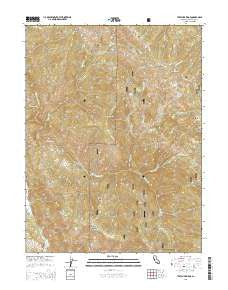 Thatcher Ridge California Current topographic map, 1:24000 scale, 7.5 X 7.5 Minute, Year 2015