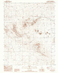 The Buttes California Historical topographic map, 1:24000 scale, 7.5 X 7.5 Minute, Year 1986