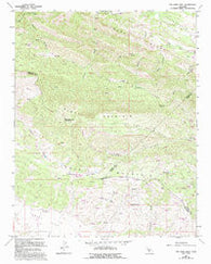 The Dark Hole California Historical topographic map, 1:24000 scale, 7.5 X 7.5 Minute, Year 1961
