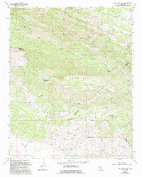 The Dark Hole California Historical topographic map, 1:24000 scale, 7.5 X 7.5 Minute, Year 1961