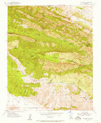 The Dark Hole California Historical topographic map, 1:24000 scale, 7.5 X 7.5 Minute, Year 1953