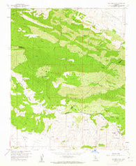 The Dark Hole California Historical topographic map, 1:24000 scale, 7.5 X 7.5 Minute, Year 1961