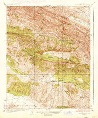 The Dark Hole California Historical topographic map, 1:31680 scale, 7.5 X 7.5 Minute, Year 1937