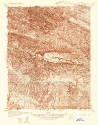 The Dark Hole California Historical topographic map, 1:31680 scale, 7.5 X 7.5 Minute, Year 1934