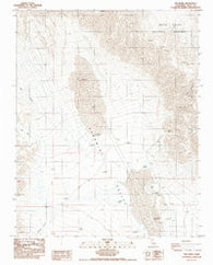 The Dunes California Historical topographic map, 1:24000 scale, 7.5 X 7.5 Minute, Year 1986