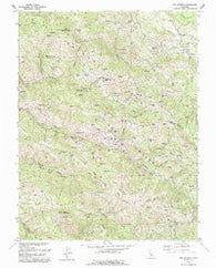 The Geysers California Historical topographic map, 1:24000 scale, 7.5 X 7.5 Minute, Year 1993