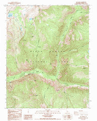 The Sphinx California Historical topographic map, 1:24000 scale, 7.5 X 7.5 Minute, Year 1992