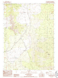 The Whaleback California Historical topographic map, 1:24000 scale, 7.5 X 7.5 Minute, Year 1986