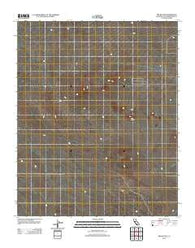 The Buttes California Historical topographic map, 1:24000 scale, 7.5 X 7.5 Minute, Year 2012