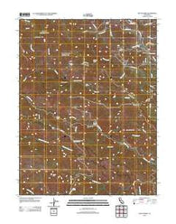 The Geysers California Historical topographic map, 1:24000 scale, 7.5 X 7.5 Minute, Year 2012