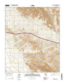 Thermal Canyon California Current topographic map, 1:24000 scale, 7.5 X 7.5 Minute, Year 2015