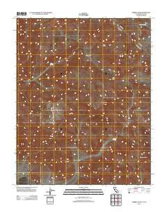 Thimble Peak California Historical topographic map, 1:24000 scale, 7.5 X 7.5 Minute, Year 2012