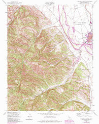Thompson Canyon California Historical topographic map, 1:24000 scale, 7.5 X 7.5 Minute, Year 1949