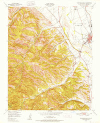 Thompson Canyon California Historical topographic map, 1:24000 scale, 7.5 X 7.5 Minute, Year 1949